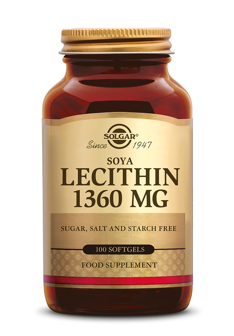 Solgar Lecithine 1360 mg Softgel afbeelding