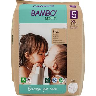 Bambo Nature Maat 5 Luiers XL 22ST