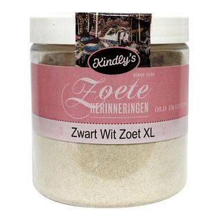 Van Vliet The Candy Company Zwart Wit Zoet Jumbo 150GR