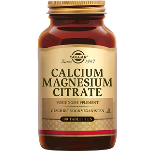 Solgar Calcium Magnesium Citraat Tabletten 100TB