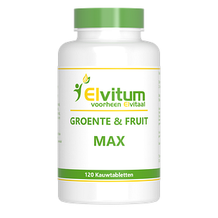 Elvitum Groente & Fruit Kauwtabletten 120TB Elvitum Groente & Fruit Kauwtabletten 120TB