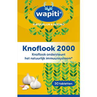 Wapiti Knoflook 2000 Tabletten 30TB