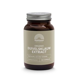 Mattisson HealthStyle Biologisch Duivelsklauw Extract Capsules 120CP
