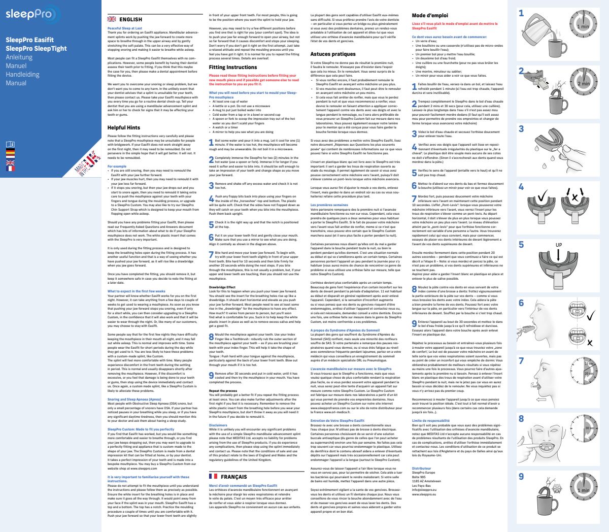 Anti-snurkbeugel Easyfit Standaard afbeelding van document #2, leaflet