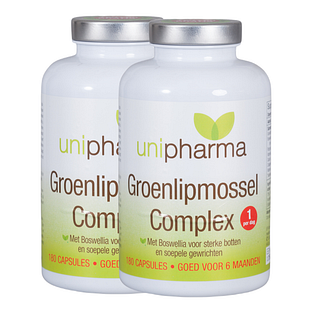 Unipharma Groenlipmossel Complex Capsules Multipack 2x180CP