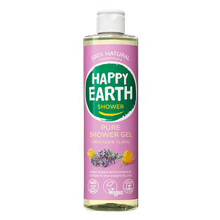 Happy Earth 100% Natural Shower Gel Lavender Ylang 300ML