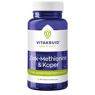 Vitakruid Zink Methionine & Koper Gluconaat 90CP