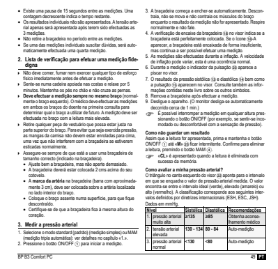 Microlife BP Bloeddrukmeter B3 Comfort PC afbeelding van document #51, instructions
