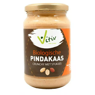 Vitiv Biologische Pindakaas Crunchy 350GR Vitiv Biologische Pindakaas Crunchy 350GR