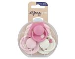 Difrax Lovi Fopspenen Pink 6-18M 3ST Difrax Lovi Fopspenen Pink 6-18M 3ST