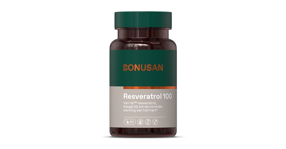 Bonusan Resveratrol 100 Capsules 60CP kopen bij De Online Drogist
