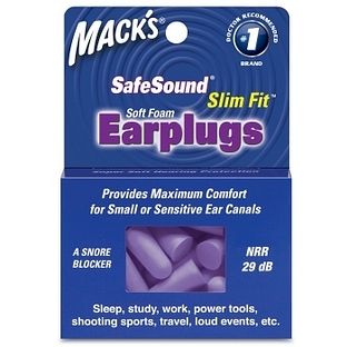 Macks Safesound Slim Fit Earplugs 10PR