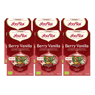 Yogi Tea Berry Vanilla Thee Voordeelverpakking 6x17ZK