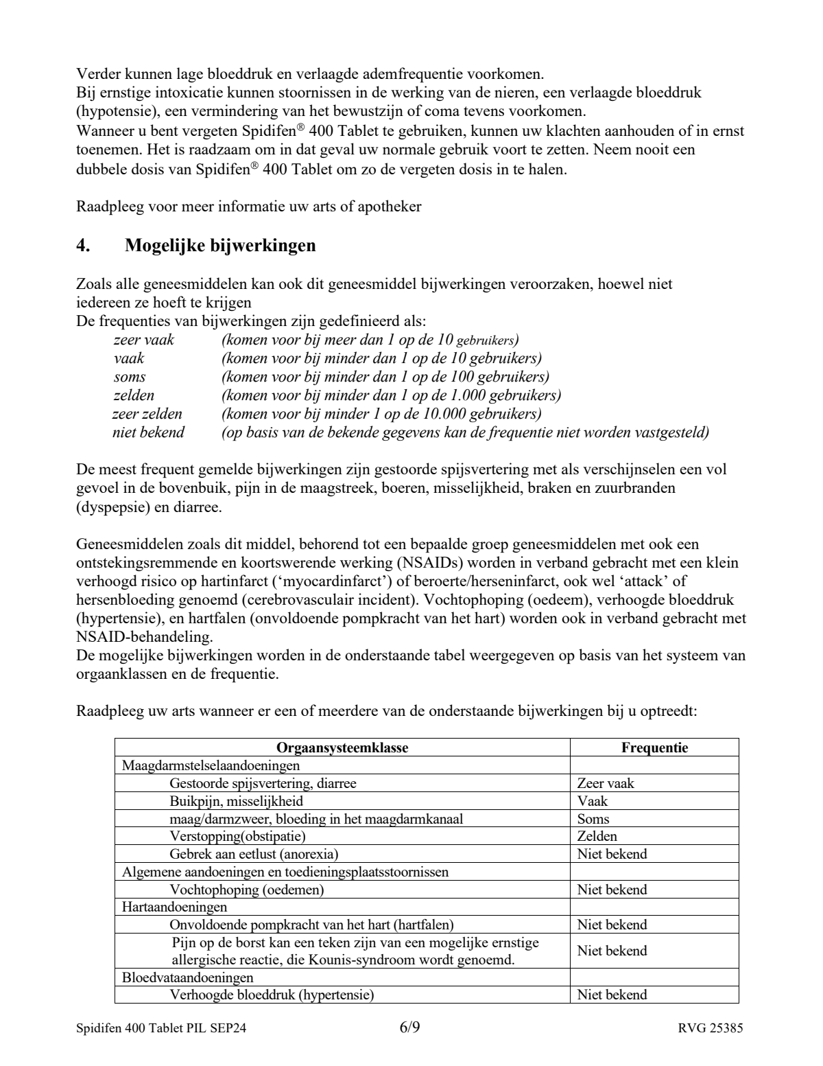 400 Tablet afbeelding van document #6, leaflet
