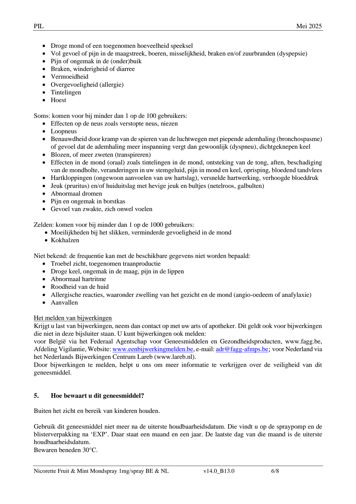 Fruit & Mint Mondspray afbeelding van document #6, leaflet