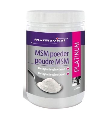 MannaVital MSM Platinum Poeder 500GR