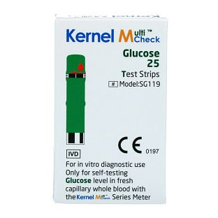 MultiCheck Glucose Teststrips 25ST