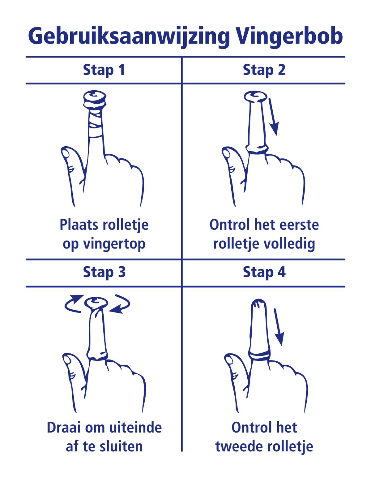 Vingerbob afbeelding van document #1, instructions