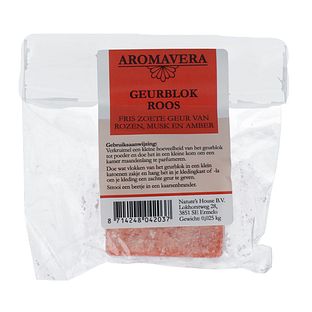 Aroma Vera Geurblok Roos 25GR Aroma Vera Geurblok Roos 25GR