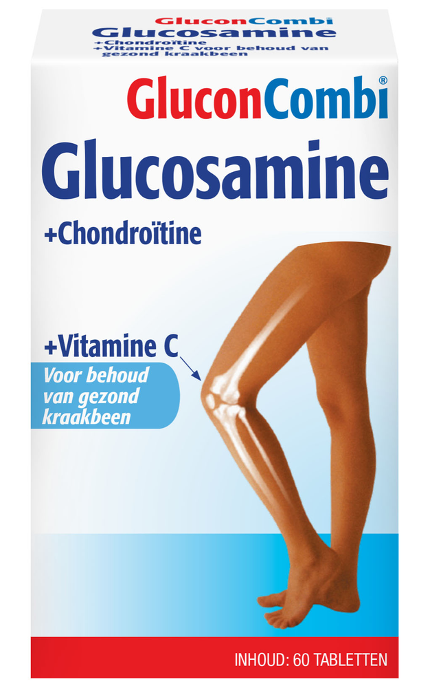 Leef Vitaal GluconCombi Glucosamine Chondroïtine Tabletten afbeelding