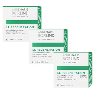Annemarie Börlind Borlind LL-Regeneration Oogrimpelcreme Grootverpakking 3st 3x30ML