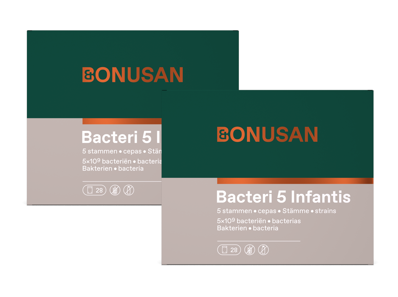 Bonusan Bacteri 5 Infantis Sachets Duoverpakking