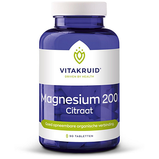 Vitakruid Magnesium 200 Citraat 90TB