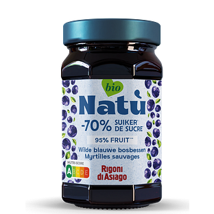 Natù Biologische Wilde Blauwe Bosbessenjam 240GR