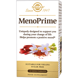 Solgar MenoPrime Menopauze voor Vrouwen Tabletten 30TB Solgar MenoPrime Menopauze voor Vrouwen Tabletten 30TB