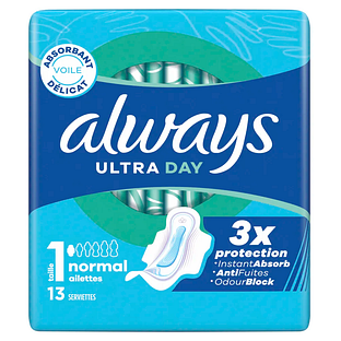 Always Ultra Dry Maandverband 1 Normaal 13ST