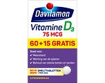 Davitamon Vitamine D3 75mcg Smelttabletten 75TB Davitamon Vitamine D3 75mcg Smelttabletten 75TB