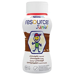 Resource Junior Chocolade 4-pack 200ML Resource Junior Chocolade 4-pack 200ML
