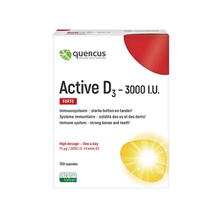 Quercus Active D3 3000 IU Capsules 100CP