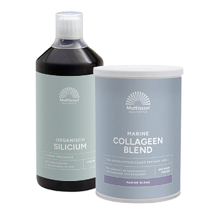 Mattisson HealthStyle Marine Collageen Blend en Organisch Silicium Combi Set 2 Stuks