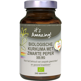 Its Amazing Kurkuma Zwarte Peper Tabletten 240TB