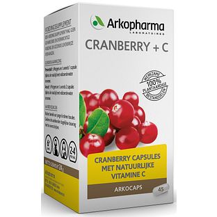 Arkocaps Cranberry + C Capsules 45CP