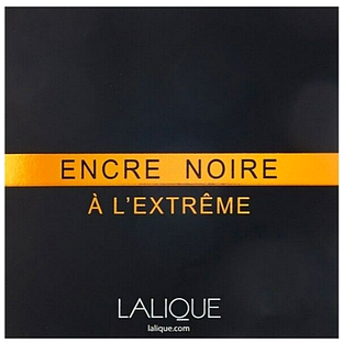 Lalique Encre Noire À L'Extrême Eau de Parfum Pour Homme 100ML Lalique Encre Noire À L'Extrême Eau de Parfum Pour Homme 100ML
