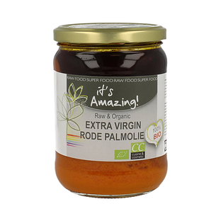 Its Amazing Rode Palm Olie Extra Virgin Bio 500ML Its Amazing Rode Palm Olie Extra Virgin Bio 500ML
