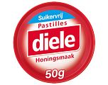 Diele Pastilles Rood Honing Suikervrij 50GR