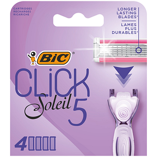 Bic Click Soleil 5 - Scheermesjes 4ST