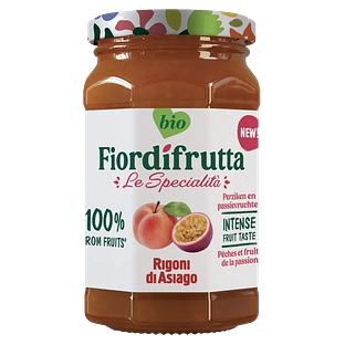 Fiordifrutta Perziken & Passievruchten Jam 250GR