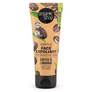 Organic Shop Coffee & Limonnik Gentle Face Exfoliant 75ML