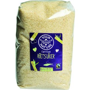 Your Organic Nature Rietsuiker Fairtrade 1KG