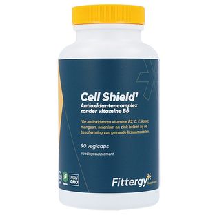 Fittergy Cell Shield Antioxidantencomplex zonder Vitamine B6 90CP Fittergy Cell Shield Antioxidantencomplex zonder Vitamine B6 90CP