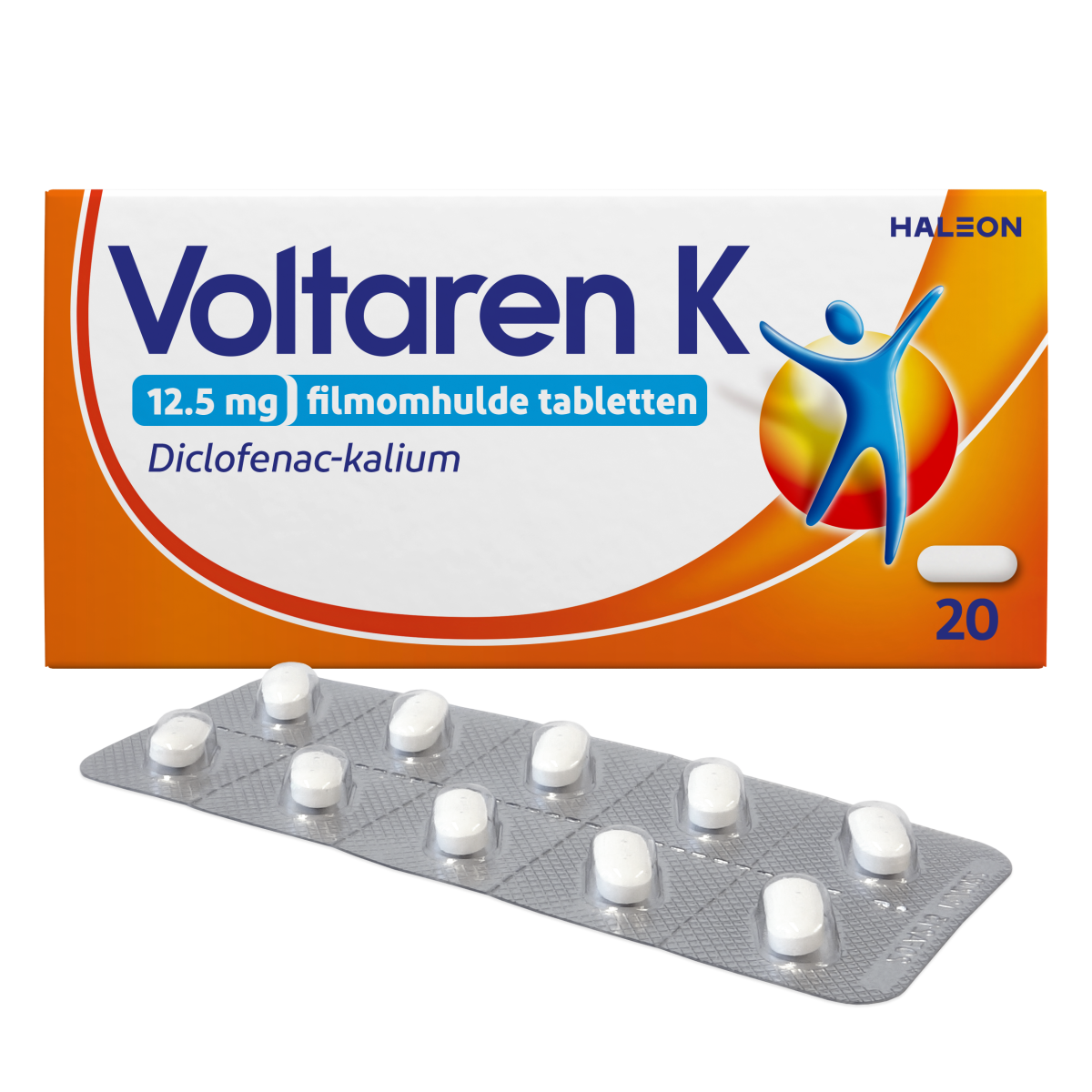 Voltaren K 12,5 mg pijnstiller Filmomhulde Tabletten Diclofenac-Kalium afbeelding