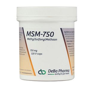 DeBa Pharma MSM-750 Capsules 120VCP DeBa Pharma MSM-750 Capsules 120VCP