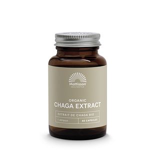 Mattisson HealthStyle Mattisson Biologisch Chaga Extract Capsules 60CP