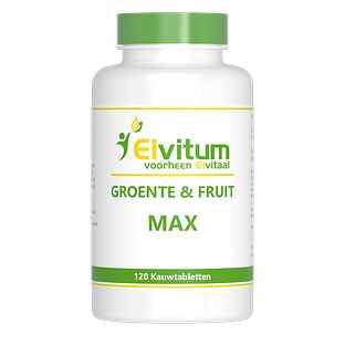 Elvitum Groente & Fruit Kauwtabletten 120TB