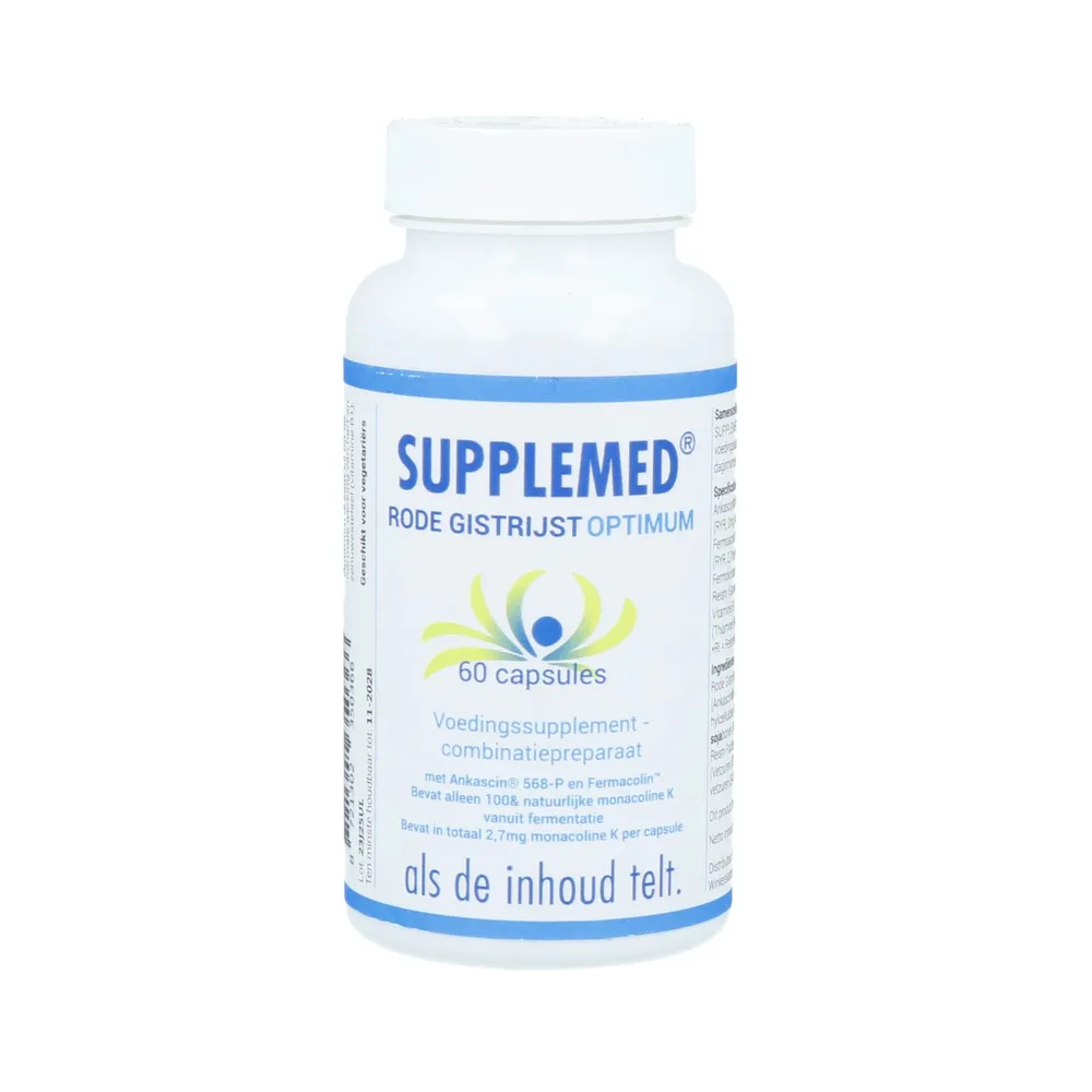 Supplemed Rode Gistrijst Optimum Capsules 60VCP