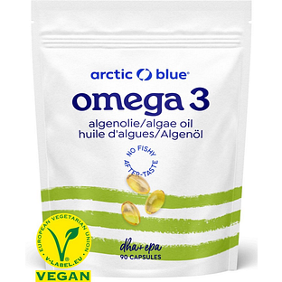 Arctic Blue Omega 3 Algenolie 90CP